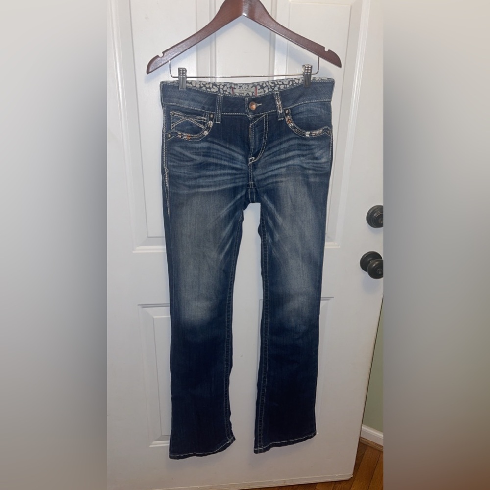 Women’s Ariat size 30XL low rise bootcut jeans